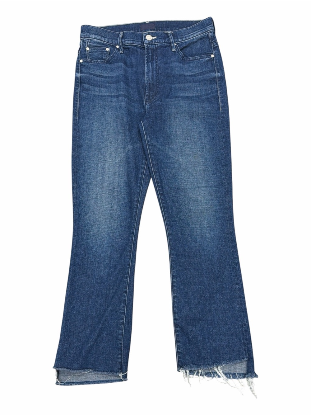 MOTHER The Inside Crop Step Fray The Royal Treatment Straight Leg Jeans